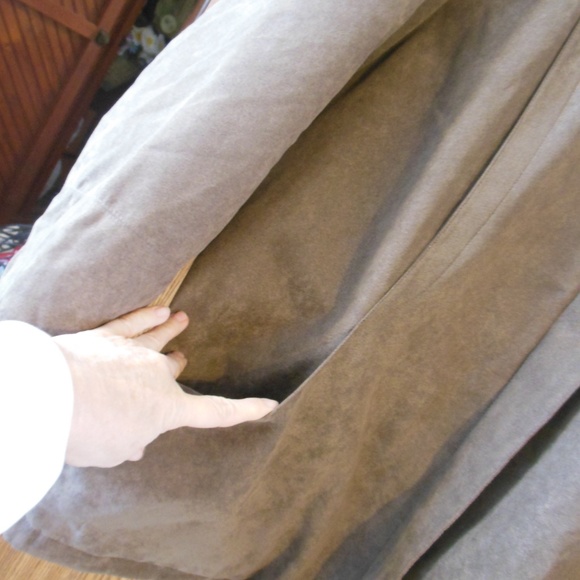 Mens Medium Bromley Sport Coat Suede Down  Feather - Picture 4 of 8